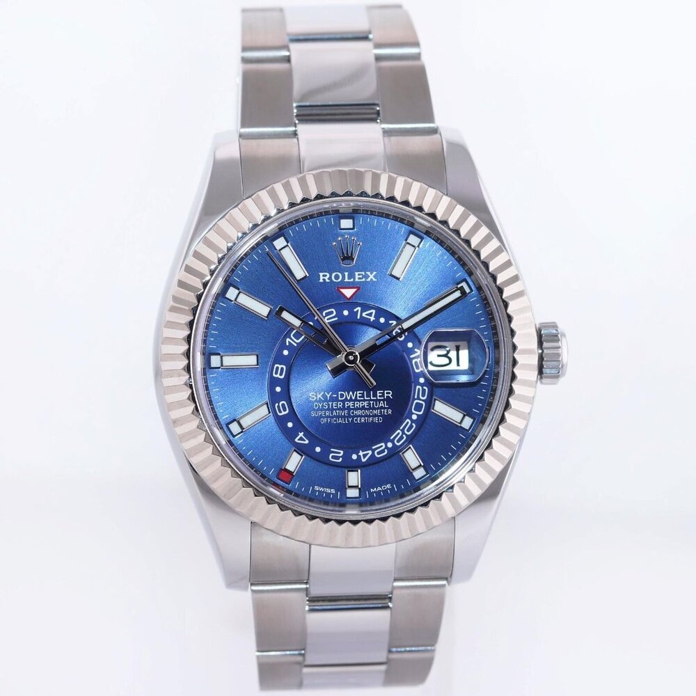NEW ROLEX SKY DWELLER WATCH WITH BOX AND TAG